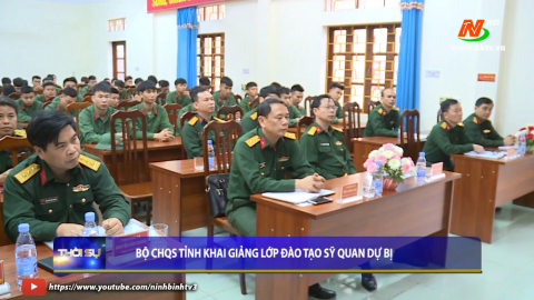 Bộ CHQS Tỉnh khai giảng lớp đ&agrave;o tạo sỹ quan dự bị