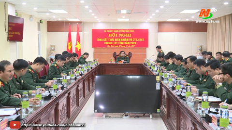 Bộ CHQS tỉnh triển khai c&ocirc;ng t&aacute;c Đảng, c&ocirc;ng t&aacute;c Ch&iacute;nh trị năm 2021.