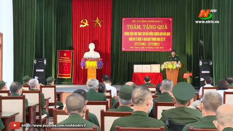 Bộ tư lệnh qu&acirc;n khu 3 thăm, tặng qu&agrave; nh&acirc;n kỷ niệm ng&agrave;y thương binh, liệt sỹ 27/7