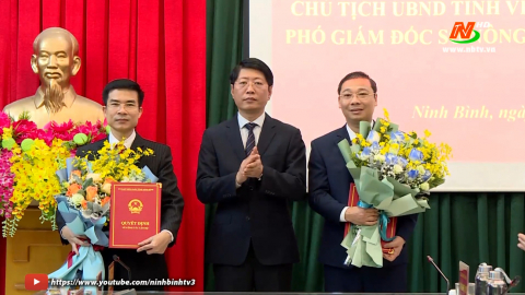 C&ocirc;ng bố c&aacute;c quyết định bổ nhiệm ph&oacute; gi&aacute;m đốc Sở NN&PTNT
