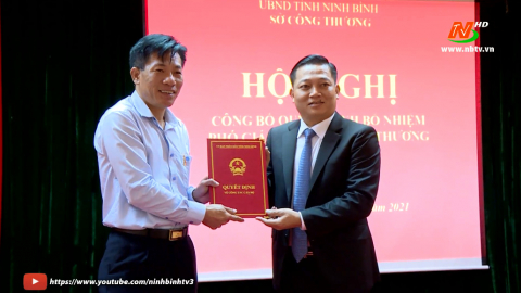C&ocirc;ng bố quyết định bổ nhiệm Ph&oacute; Gi&aacute;m đốc Sở C&ocirc;ng Thương
