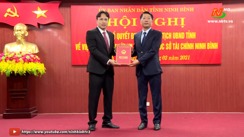 C&ocirc;ng bố quyết định bổ nhiệm Ph&oacute; Gi&aacute;m đốc Sở T&agrave;i ch&iacute;nh