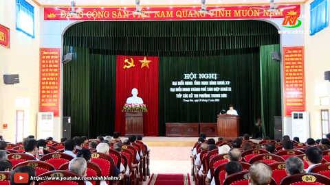Đại biểu HĐND tỉnh TXCT trước kỳ họp thứ 2, HĐND tỉnh kh&oacute;a XV tại TP. Tam Điệp