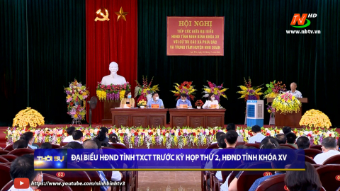 Đại biểu HĐND tỉnh TXCT trước kỳ họp thứ 2, HĐND tỉnh kh&oacute;a XV tại x&atilde; Lạc V&acirc;n, huyện Nho Quan