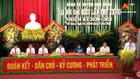 Đại hội đại biểu Đảng bộ huyện Nho Quan lần thứ XXVII