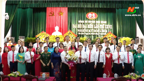 Đại hội đại biểu Đảng bộ huyện Nho Quan lần thứ XXVII th&agrave;nh c&ocirc;ng tốt đẹp