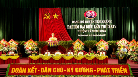 Đại hội đại biểu huyện Y&ecirc;n Kh&aacute;nh lần thứ XXIV