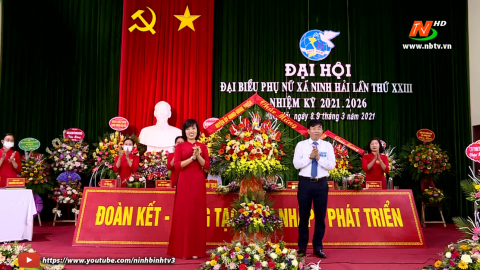 Đại hội đại biểu phụ nữ x&atilde; Ninh Hải, nhiệm kỳ 2021 - 2026