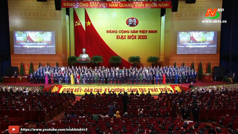 Đại hội đại biểu To&agrave;n quốc lần thứ XIII  của Đảng th&agrave;nh c&ocirc;ng rất tốt đẹp