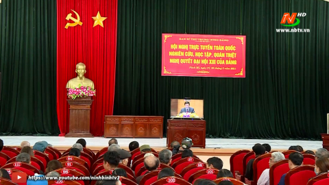 Nghi&ecirc;m t&uacute;c học tập Nghị quyết Đại hội XIII của Đảng