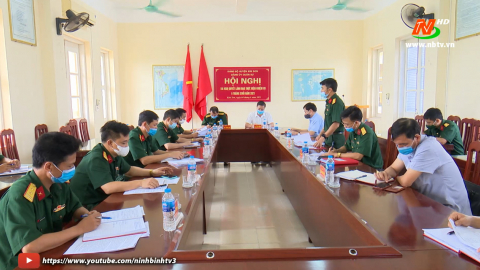 Đảng ủy Qu&acirc;n sự Kim Sơn - Hoa Lư triển khai nhiệm vụ 6 th&aacute;ng cuối năm 2021