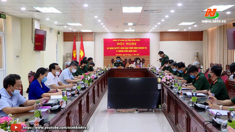 Đảng ủy Qu&acirc;n sự tỉnh ra Nghị quyết l&atilde;nh đạo thực hiện nhiệm vụ 6 th&aacute;ng cuối năm.