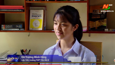 Gặp gỡ nữ thủ khoa trường THPT Y&ecirc;n M&ocirc; B