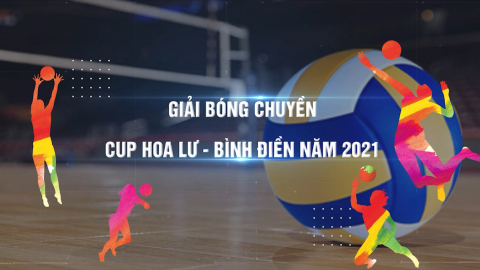 Giải b&oacute;ng chuyền CUP Hoa Lư - B&igrave;nh Điền năm 2021