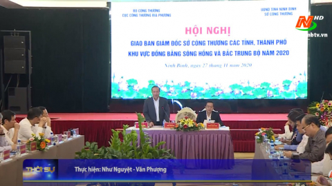 Giao ban c&aacute;c sở C&ocirc;ng thương c&aacute;c Tỉnh, Th&agrave;nh phố khu vực đồng bằng S&ocirc;ng Hồng v&agrave; Bắc Trung Bộ