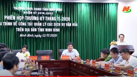 HĐND tỉnh giải tr&igrave;nh về c&ocirc;ng t&aacute;c quản l&yacute; c&aacute;c dịch vụ văn h&oacute;a