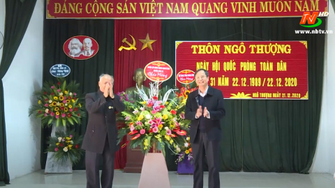 Hoa Lư, Tam Điệp , Y&ecirc;n Kh&aacute;nh tổ chức ng&agrave;y hội quốc ph&ograve;ng to&agrave;n d&acirc;n