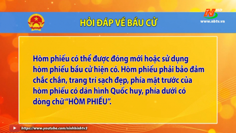 Hỏi đ&aacute;p bầu cử