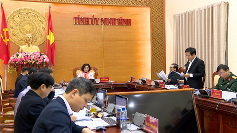 Hội nghị Ban Thường vụ Tỉnh ủy
