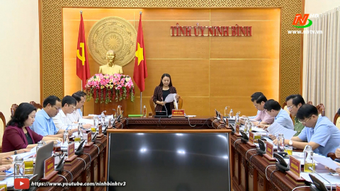 Hội nghị Ban Thường vụ Tỉnh ủy