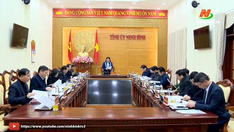 Hội nghị Ban Thường vụ Tỉnh ủy