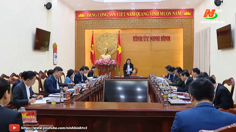 Hội nghị Ban Thường vụ Tỉnh ủy