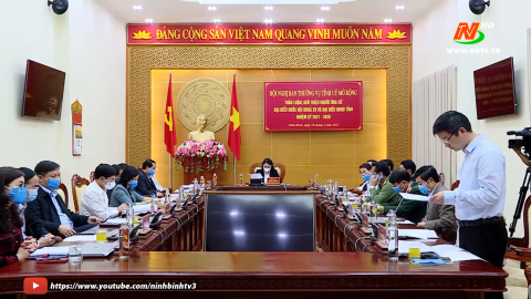 Hội nghị BTV tỉnh ủy mở rộng giới thiệu người ứng cử ĐBQH v&agrave; đại biểu HĐND tỉnh