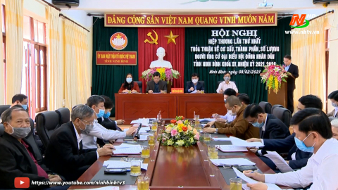 Hội nghị Hiệp thương lần thứ nhất bầu cử đại biểu HĐND tỉnh kh&oacute;a XV