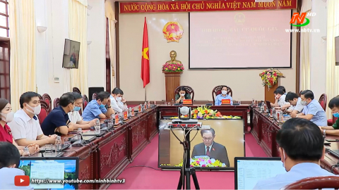 Hội nghị trực tuyến to&agrave;n quốc tổng kết c&ocirc;ng t&aacute;c bầu cử ĐBQH kho&aacute; XV v&agrave; ĐB HĐND c&aacute;c cấp, nhiệm kỳ 2021-2026.