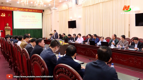 Họp Ban chỉ đạo ph&ograve;ng chống dịch Covid 19 tỉnh Ninh B&igrave;nh