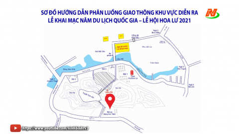 Hướng dẫn ph&acirc;n luồng giao th&ocirc;ng khu vực diễn ra lễ khai mạc Năm du lịch Quốc gia 2021