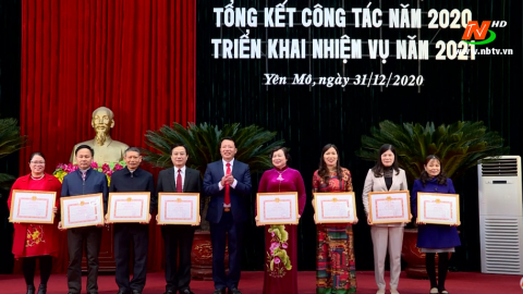 Huyện ủy Y&ecirc;n M&ocirc; triển khai c&ocirc;ng t&aacute;c x&acirc;y dựng Đảng năm 2021