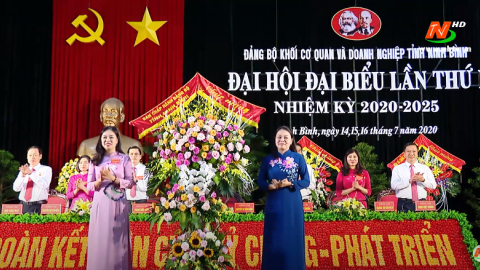 Khai mạc Đại hội đại biểu Đảng bộ Khối Cơ quan v&agrave; Doanh nghiệp tỉnh