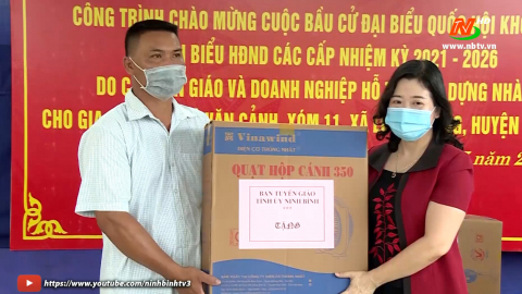  Khởi c&ocirc;ng x&acirc;y dựng nh&agrave; đại đo&agrave;n kết tại Huyện Kim Sơn