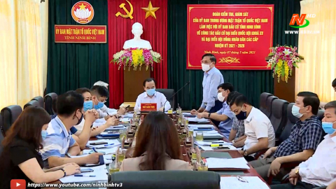 Kiểm tra, gi&aacute;m s&aacute;t c&ocirc;ng t&aacute;c bầu cử tr&ecirc;n địa b&agrave;n tỉnh