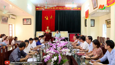 Kiểm tra x&acirc;y dựng n&ocirc;ng th&ocirc;n mới tại huyện Hoa Lư
