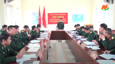 Kim Sơn hiệp đồng giao nhận qu&acirc;n năm 2021