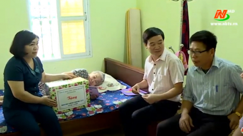 Kim Sơn quan t&acirc;m giải quyết chế độ cho người c&oacute; c&ocirc;ng