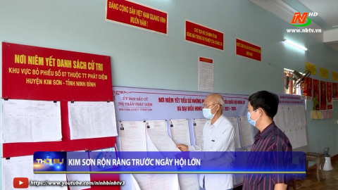 Kim Sơn rộn r&agrave;ng trước ng&agrave;y hội lớn