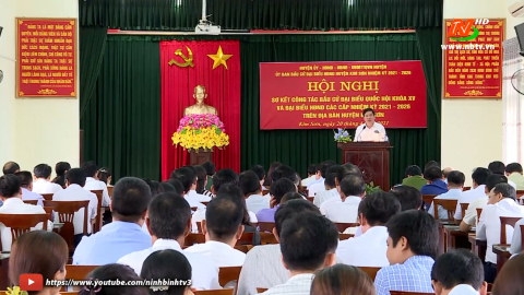 Kim Sơn sơ kết c&ocirc;ng t&aacute;c bầu cử.