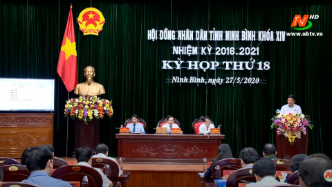 Kỳ họp thứ 18, HĐND tỉnh kh&oacute;a XIV