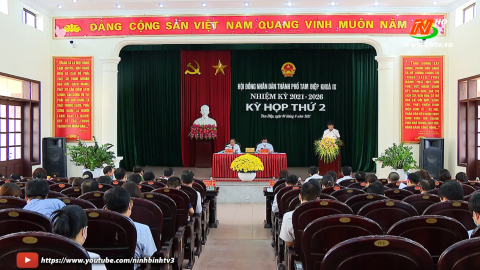 Kỳ họp thứ 2, HĐND th&agrave;nh phố Tam Điệp kh&oacute;a IX
