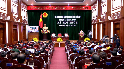 Kỳ họp thứ Hai, Hội đồng nh&acirc;n tỉnh kh&oacute;a XV nhiệm kỳ 2021 - 2026