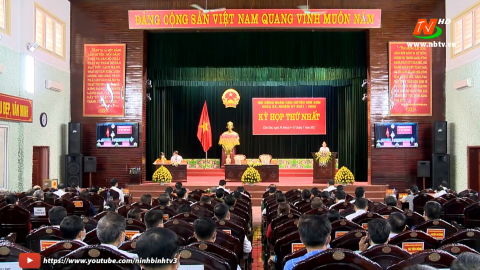 Kỳ họp thứ Nhất HĐND huyện Kim Sơn nhiệm kỳ 2021 - 2026