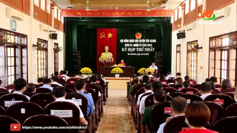Kỳ họp thứ nhất HĐND huyện Y&ecirc;n Kh&aacute;nh kh&oacute;a XV