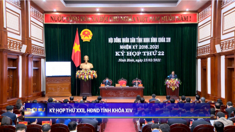 Kỳ họp thứ XXII, HĐND tỉnh kh&oacute;a XIV