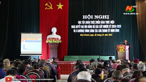 Kỳ vọng của nh&acirc;n d&acirc;n TP. Ninh B&igrave;nh hướng về Đại hội XIII của Đảng