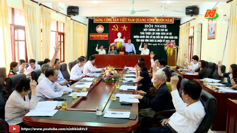 Lập danh s&aacute;ch sơ bộ những người ứng cử Đại biểu HĐND tỉnh nhiệm kỳ 2021 - 2026