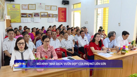 M&ocirc; h&igrave;nh " Nh&agrave; sạch, vườn đẹp" của phụ nữ Li&ecirc;n Sơn