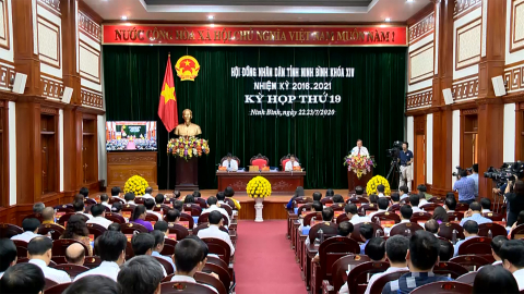 Ng&agrave;y l&agrave;m việc thứ nhất, Kỳ họp thứ 19, HĐND tỉnh kh&oacute;a XIV